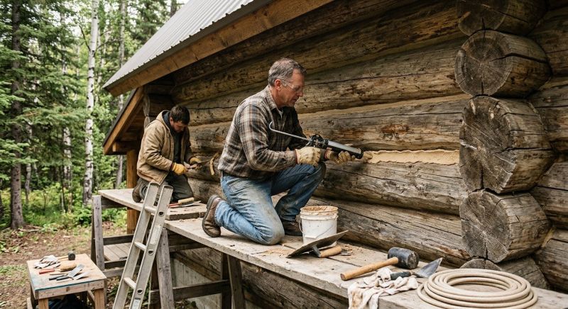 Log Home Repair in Houston, TX