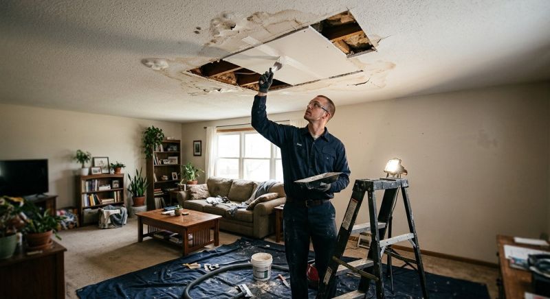 Water Damage Ceiling Repair in Denver, CO