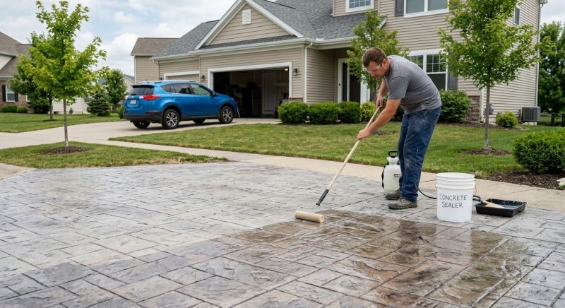 Concrete Driveway Sealing in Kitsap County, WA