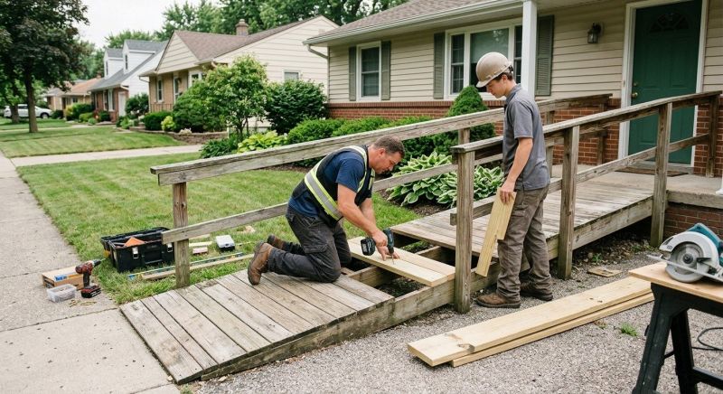 Handicap Ramp Repair in Littleton, CO
