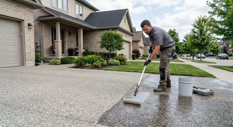 Stamped Concrete Sealing in Kitsap County, WA