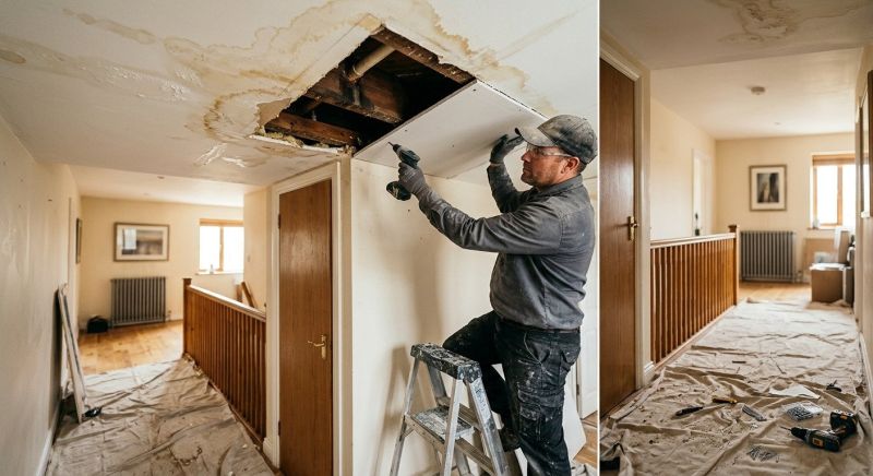 Water Damage Ceiling Repair in Littleton, CO