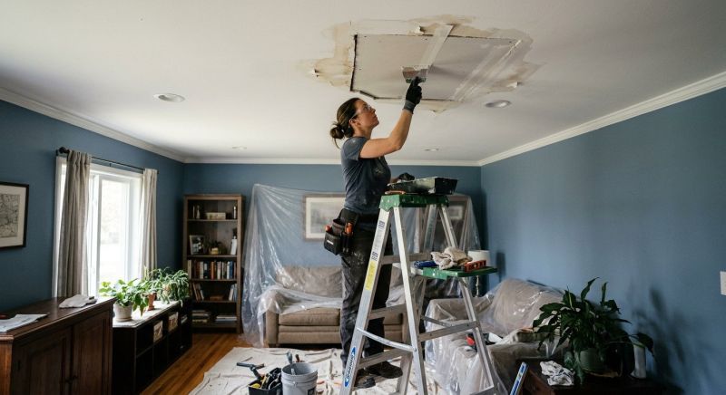 Water Damage Ceiling Repair in Littleton, CO