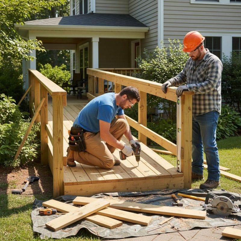 Wood Ramp Repair in Denver County, CO